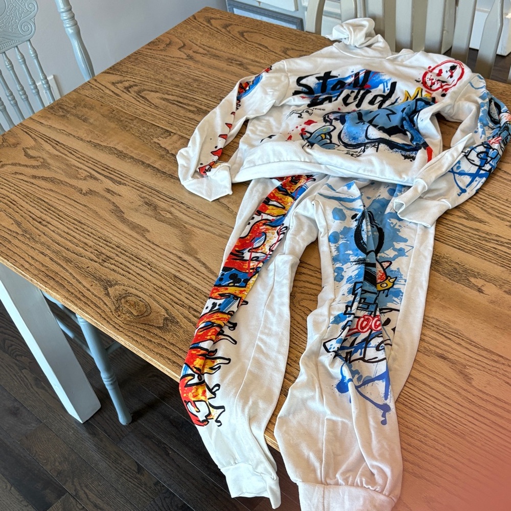 Stylish Kids Pajamas with Colorful Graphics